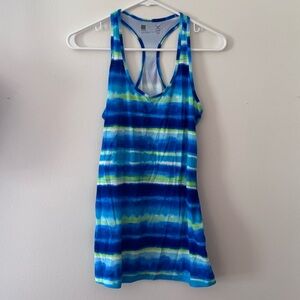 Blue Striped Tank Top